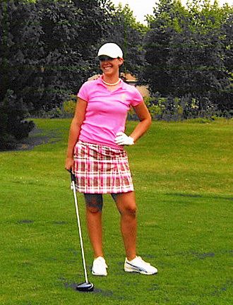 Past Central High School standout Courtner Miller strikes a pose. 